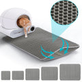 Cat Litter Trapping Mat, Honeycomb Double Layer