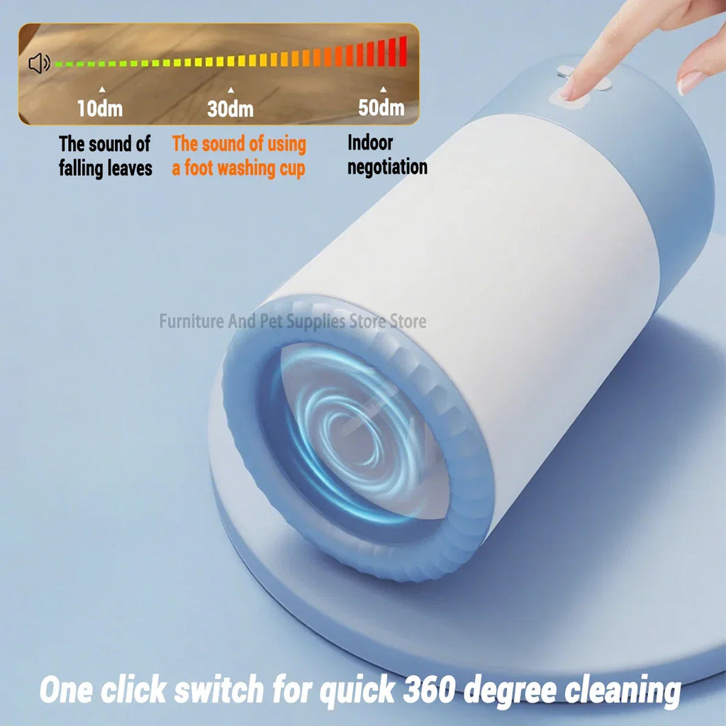Dog Paw Cleaner Cup with Soft Silicone Bristles