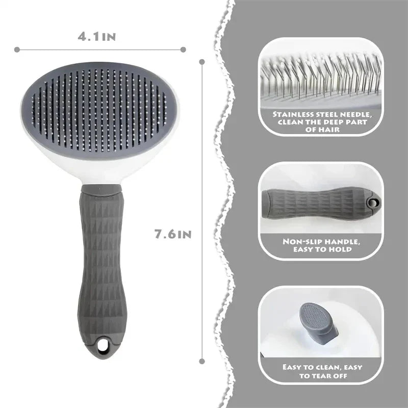 Pet Hair Remover Brush 2-Pack, Reusable Lint Cleaner