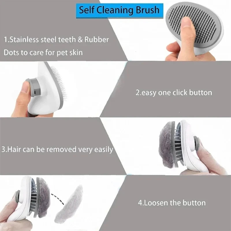 Pet Hair Remover Brush 2-Pack, Reusable Lint Cleaner