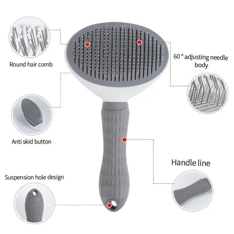 Pet Hair Remover Brush 2-Pack, Reusable Lint Cleaner