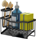 Kitchen Sink Caddy 2-Pack with Self-Draining Tray