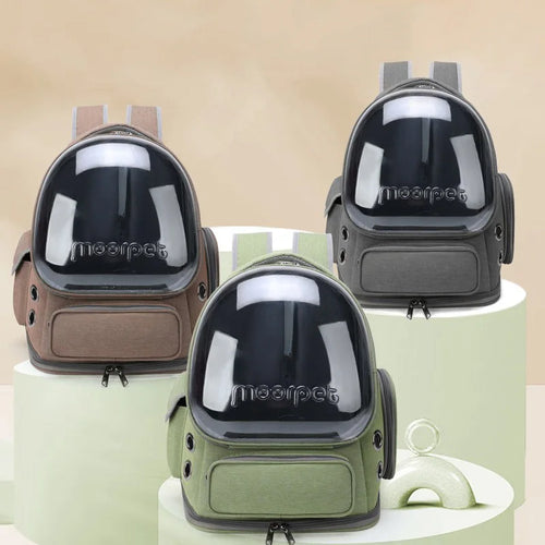 Cat Travel Backpack with Ventilated Bubble Window