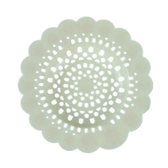 Silicone Drain Hair Catcher 3-Pack, Universal Sink Strainer